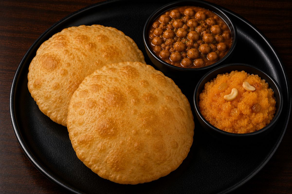 Channa Poori Halwa