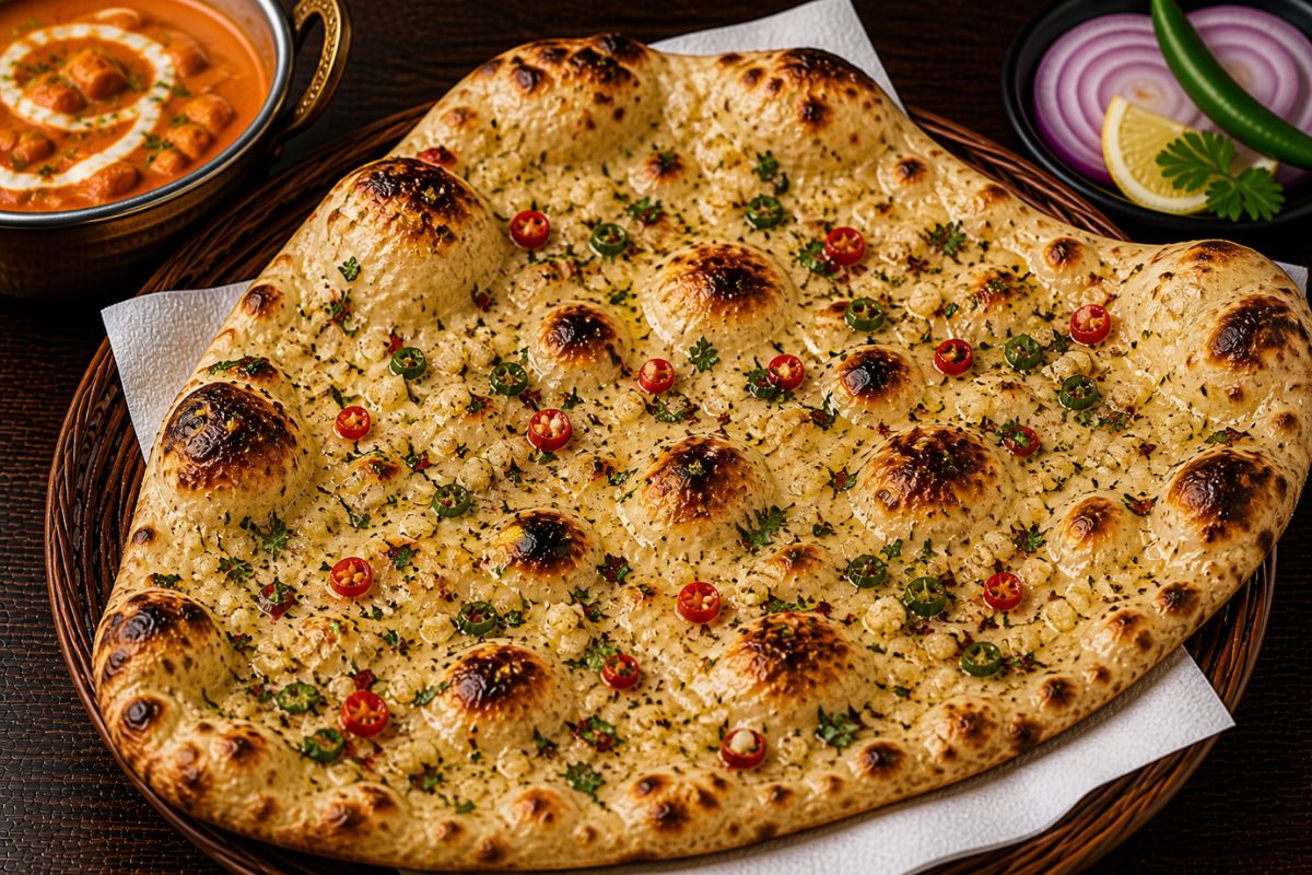 Chilli Garlic Naan
