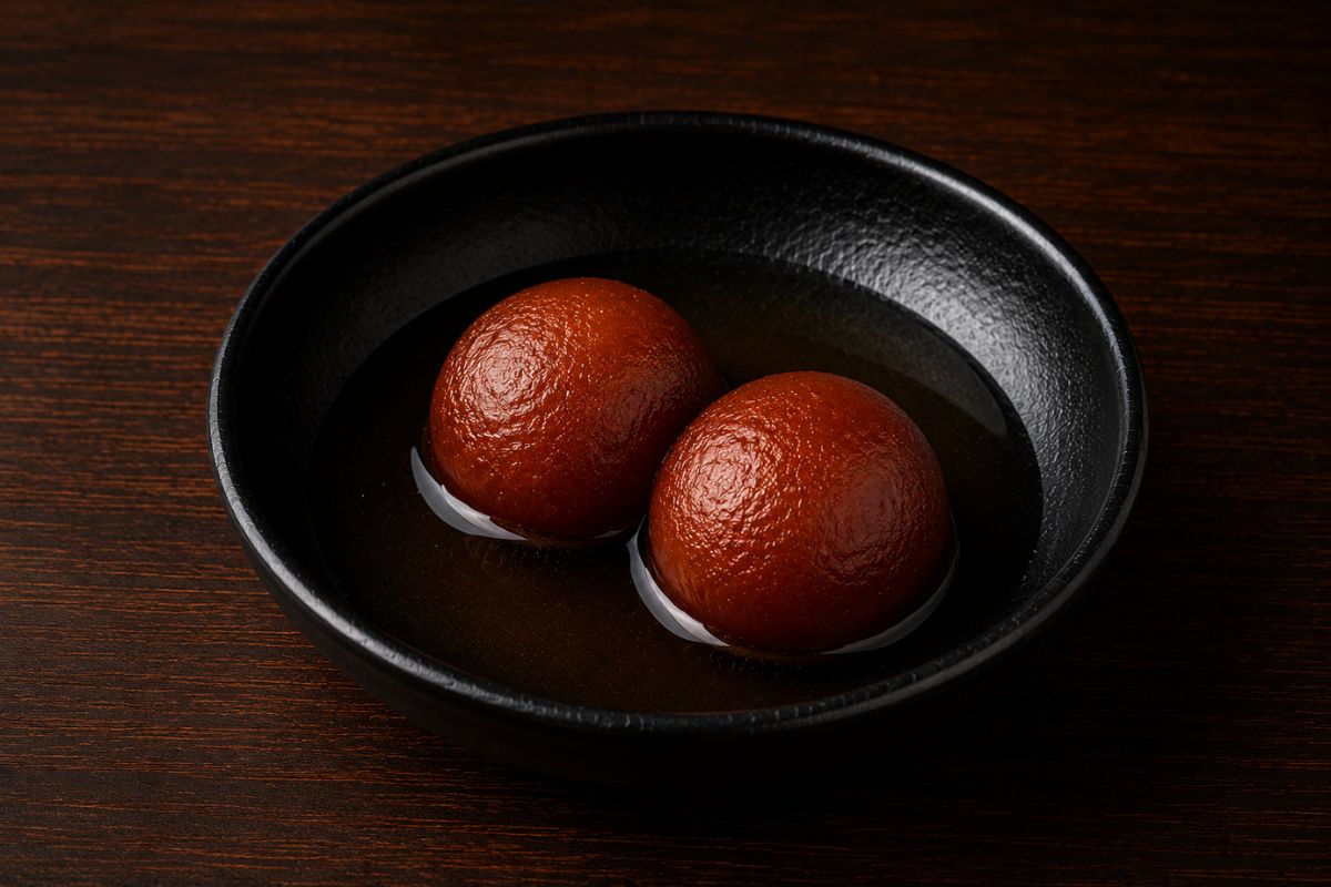 Gulab Jamun with Syrup (2 Pc)