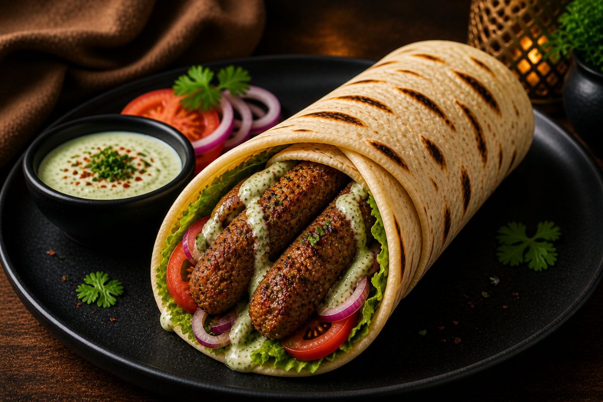 Seekh Kabab Wrap